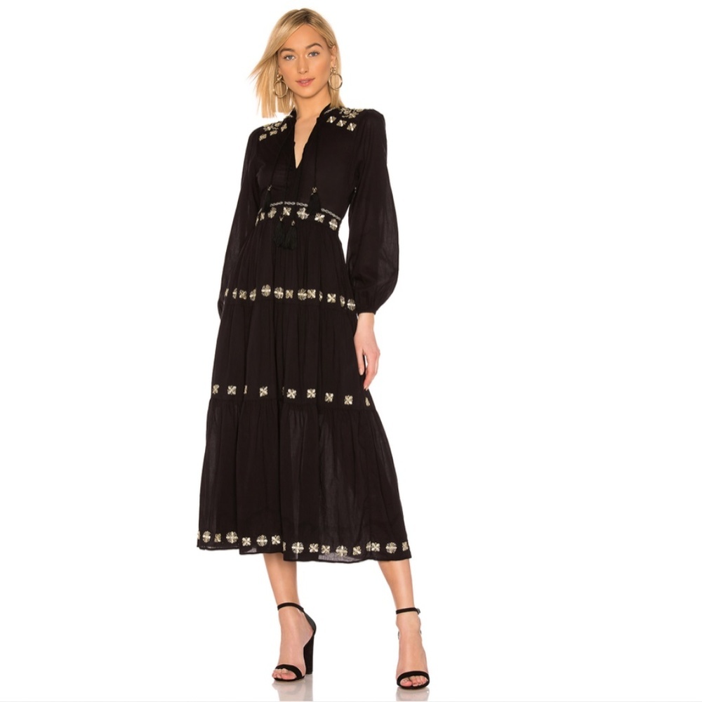 Tularosa Carter Dress In Black